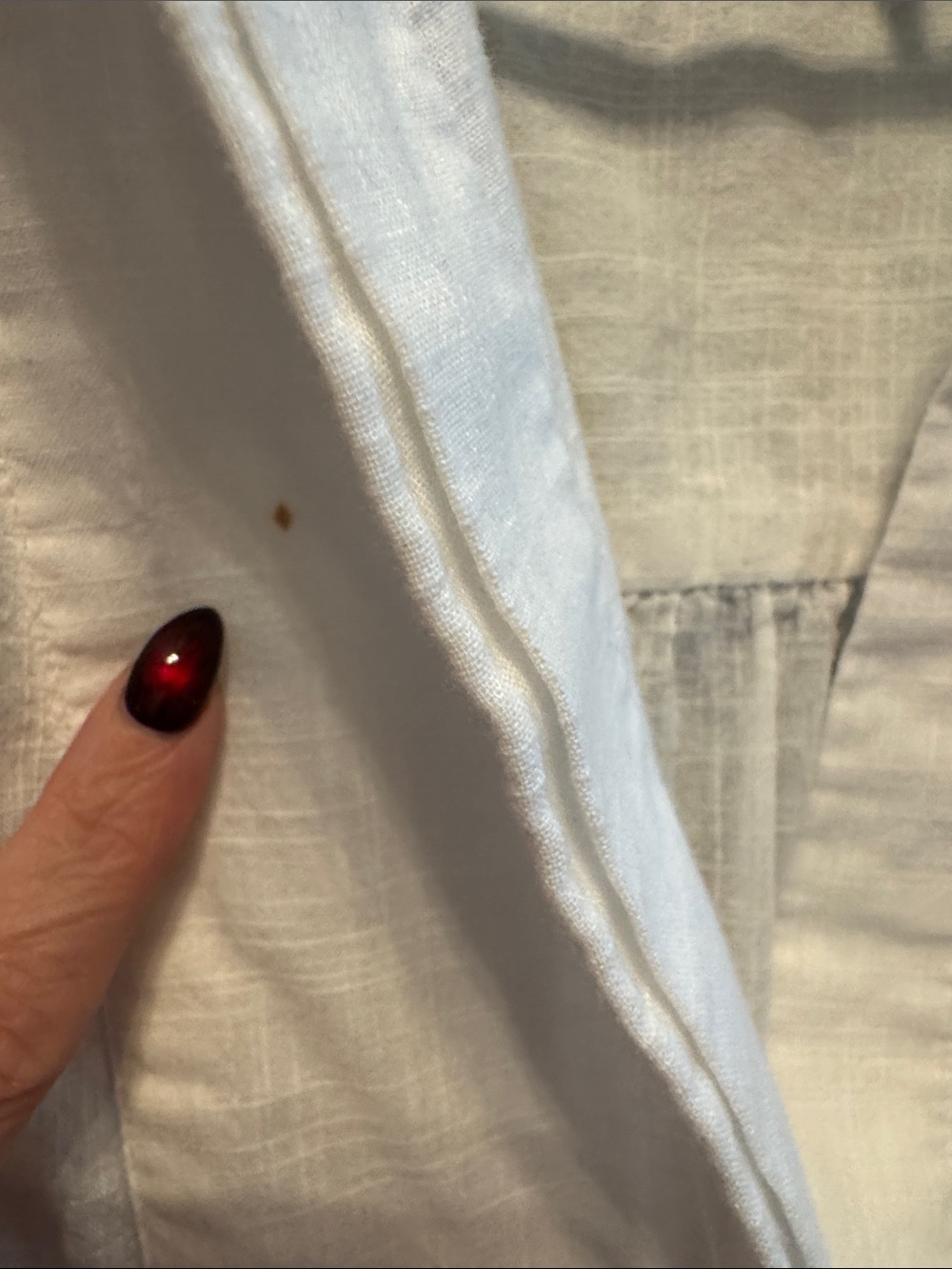 Anthropologie White Lightweight Tunic Top - Picture 4 of 5
